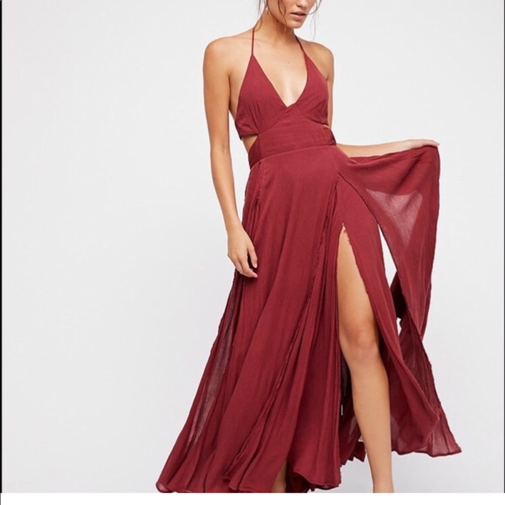 Free people Lille maxi dress dogwood